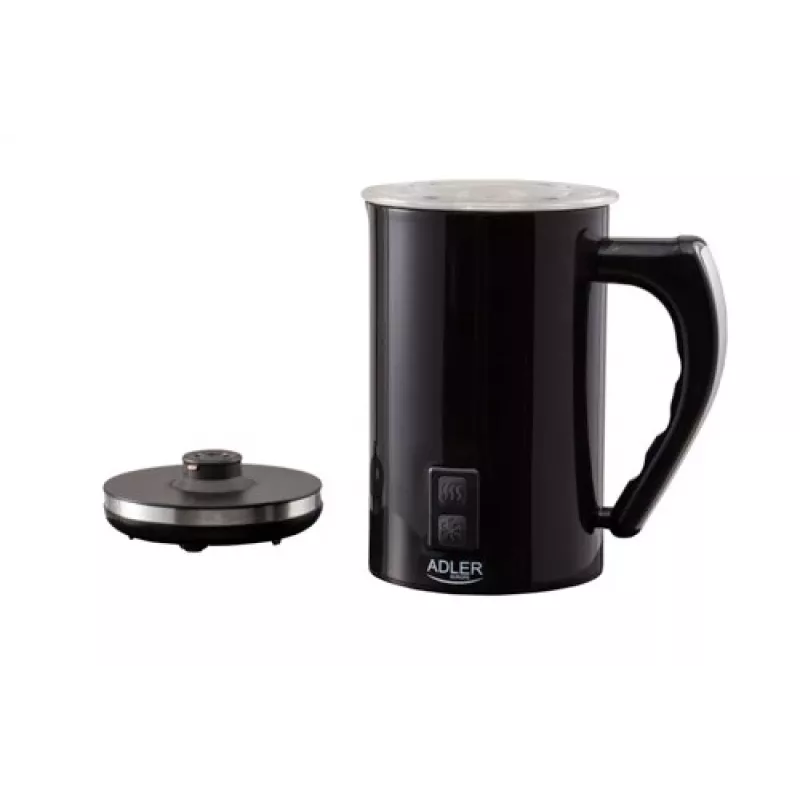 Automatische melkopschuimer/-warmer Adler AD 4478 — RVS-beker, 240 ml inhoud, 500 W, warm & koud