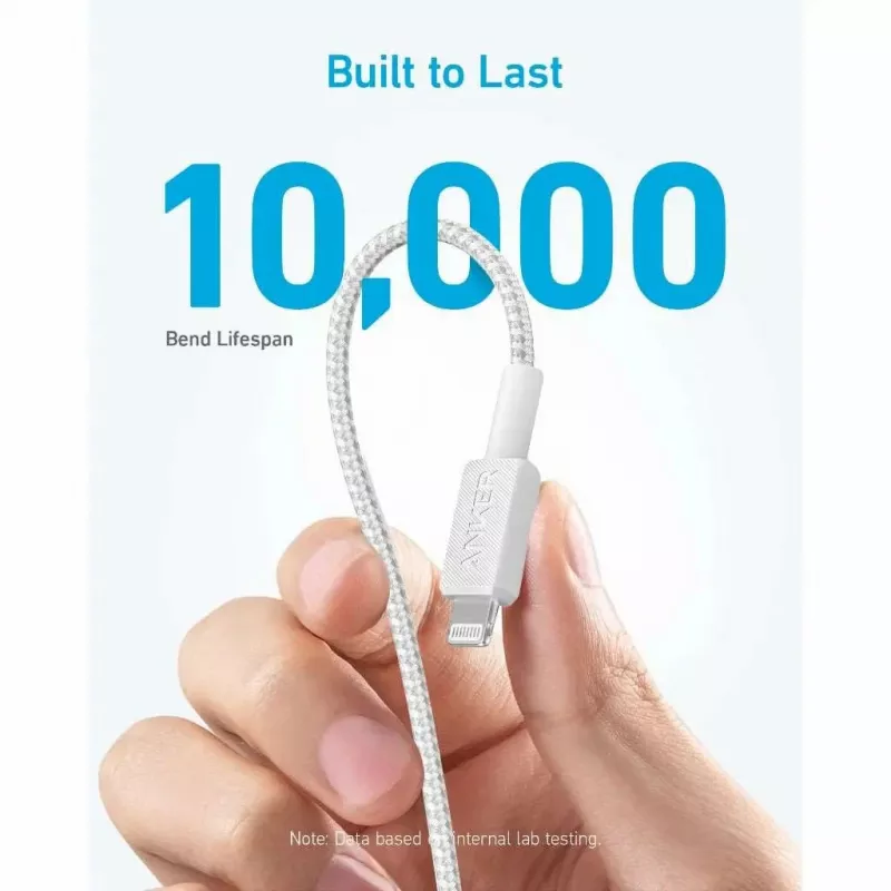 Kabel Anker 322 0,9 m Lightning naar USB-C 30 W