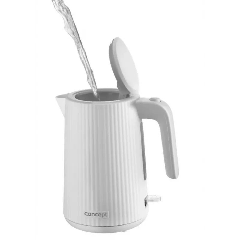 Waterkoker Concept Solution RK2390, kunststof behuizing, 1,7 L, wit