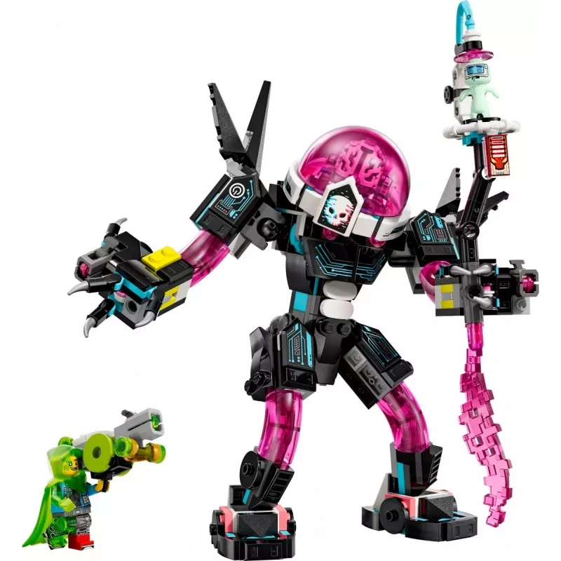 Constructiespeelgoed LEGO 71495 Mateo vs. Cyberbrain Mech – speelset met minifiguren en bouwbare mech
