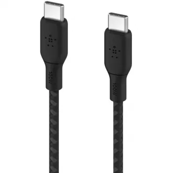 USB-kabel Belkin CAB014bt3MBK 3 m USB-C zwart USB 2.0