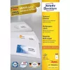 Avery 3655 zelfklevende etiketten rechthoekig permanent wit 200 stuks