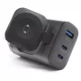 RealPower 450476 mobiele oplader powerbank, smartwatch, tablet zwart AC draadloos opladen snel opladen binnen