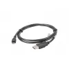 Lanberg CA-USBM-10CC-0010-BK USB-kabel USB 2.0 1 m Micro-USB B USB A zwart