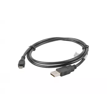 Lanberg CA-USBM-10CC-0010-BK USB-kabel USB 2.0 1 m Micro-USB B USB A zwart