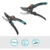 Takenschaar PremiumCut Pro - vers hout grijs/turkoois, bypass
