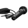 Microfoon SVEN MK-110 (bekabeld, dynamisch, metaal, kabel 4,0 m, 6,3 / 3,5 mm jack, zwart)