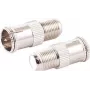 F-snelstekker naar F-bus adapterset ShiverPeaks 85320-EC-SET2 (coaxiale verbindingsaccessoires)
