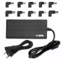 Voeding IBOX IUZ90WA 90 W, ingang 100–240 V, uitgang 4,5 A, instelbare spanning, voor binnen, zwart