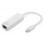 Digitus DN-3024 USB 3.0-adapter 20 cm 1x USB-C naar 1x RJ45 afgeschermd