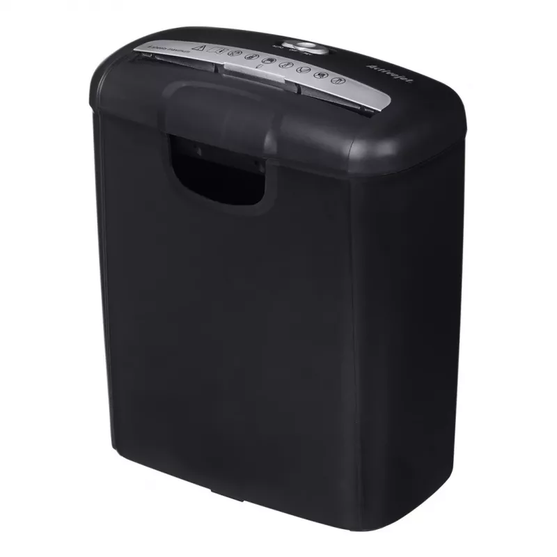 Activejet ASH-0601S papierversnipperaar, P-2, 10 l, 6 mm stroken, 6 vel, zwart.