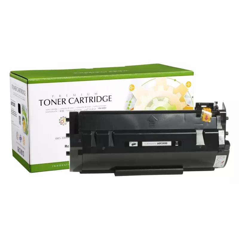 Compatibele toner Static Control Lexmark 602X 20000 pagina's zwart
