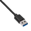 Akyga AK-CA-86 SATA naar USB-A 3.0 adapterkabel voor 2,5-inch drives, 0,3 m, zwart