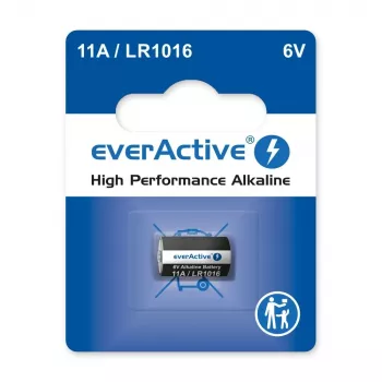 Batterij voor autosleutel everActive 11A LR1016 MN11 6V alkaline, knoopcel 10,3×16 mm, 1 st.