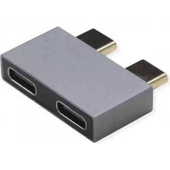 ROLINE USB3.2Gen1 adapter 2x C - ST/BU - adapter - digitaal/data (12.03.2945)