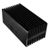Akasa Turing ABX UCFF Ventilatorloze behuizing voor AMD Mini-pc (Gigabyte BRIX 4000U), aluminium, zwart