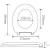 Toiletbril Beldray LA030252UFFEU7 — antibacterieel, onderhoudsvriendelijk design