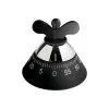 Keukentimer Alessi A09 B zwart 120mm x 120mm x 90mm