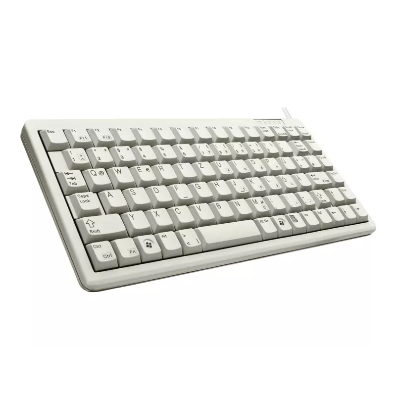 Cherry G84-4100 compact toetsenbord, lichtgrijs, USB/PS/2