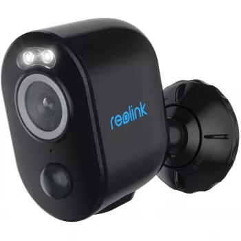 Reolink Argus Series B330 Wi-Fi-beveiligingscamera zwart 5MP (2880x1616), batterijgevoed, IP65-weerbescherming, nachtzicht in kleur, intelligente detectie