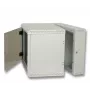 Triton RBA-09-AD2-CAX-A1 Delta B 2D 19-inch 9U wandkast, 600x295 mm, tweedelig, glazen deur, IP20, grijs (RAL 7035)