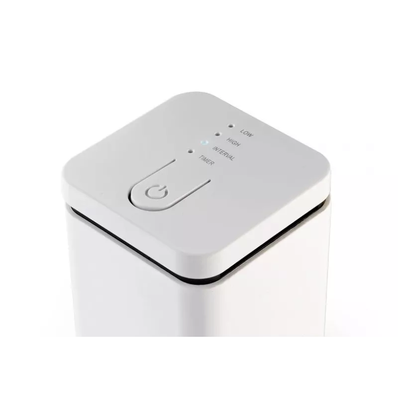 Stylies Elara COP000850 aromadiffuser, 1,3 W, voor ruimtes tot 15 m², 2 snelheidsniveaus, timer, voeding via USB/batterijen/adapter, 74 x 74 x 100 mm, wit
