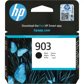 HP 903 Originele zwarte inktcartridge, Zwart, 1 stuk, 300 pagina's