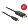 DeLOCK 85256 Videokabel-adapter 2 m USB Type-C DisplayPort zwart