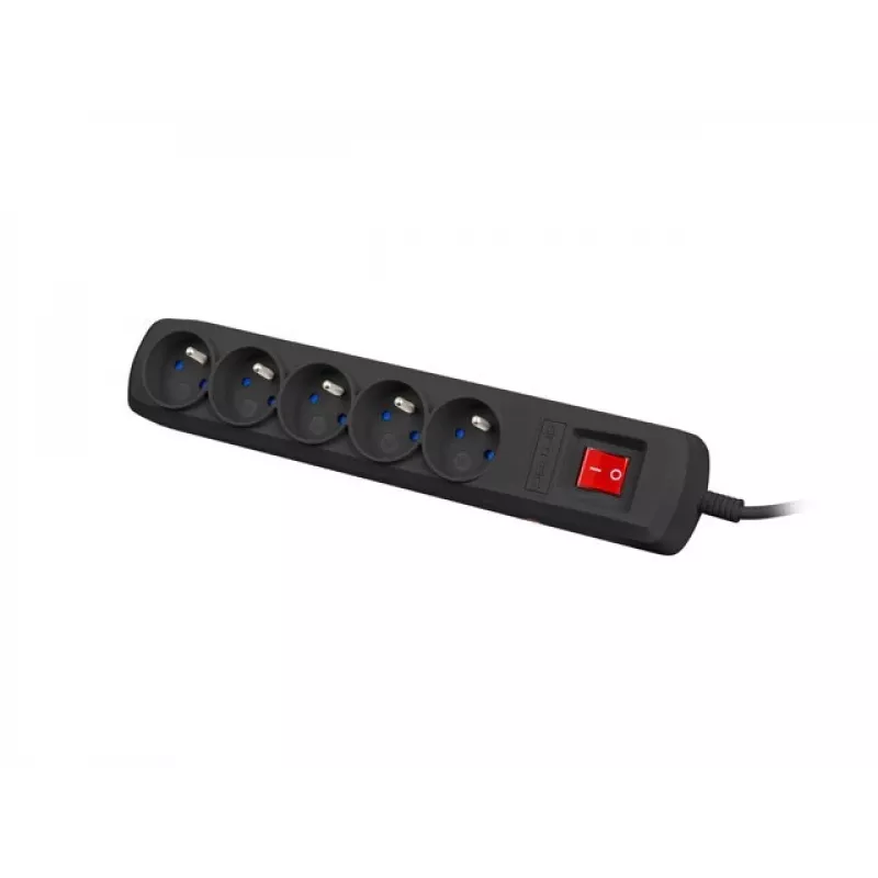 Stekkerdoos ARMAC ARC 5 — 5 stopcontacten, 3 m kabel, zwart