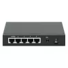 Gigabit 5xPoE Passthrough-switch, gevoed via PoE of AC, 68W