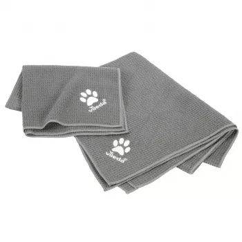 Microvezeldoek VILEDA 172651 voor katten en honden, grijs, 650×1000 mm, polyamide