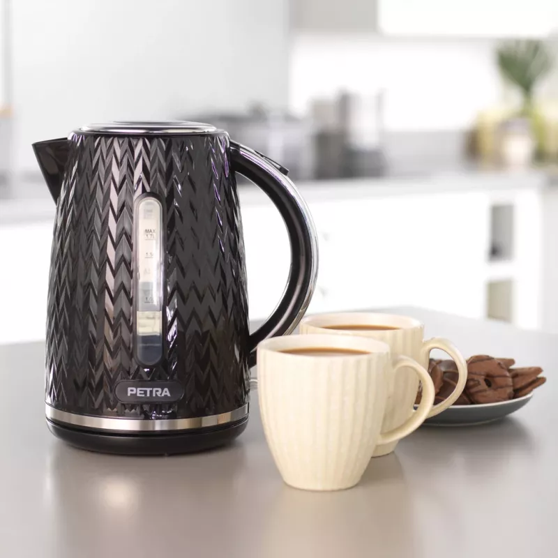 Waterkoker Petra 1,7 l 2200 W zwart