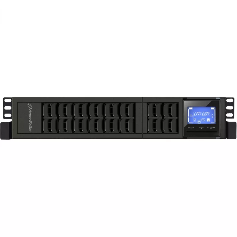 PowerWalker VFI 2000CRM LCD dubbelconversie (online) 2 kVA 1600 W 4 AC-uitgangen