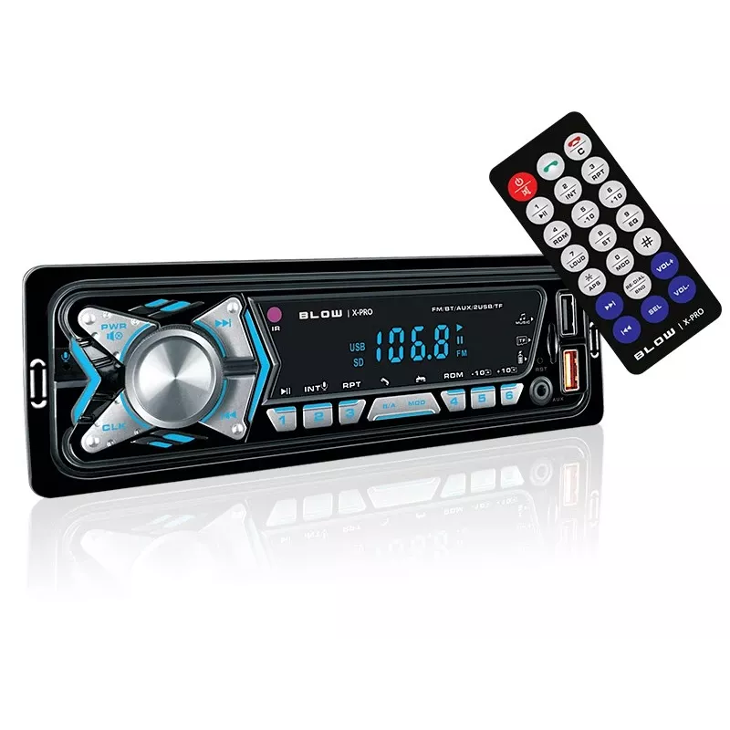BLOW X-PRO MP3/USB/micro USB/BLUETOOTH autoradio zwart