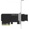 ICY DOCK MB305M4P-B wisselraam M.2 NVMe SSD naar PCIe 4.0 x4 adapterkaart