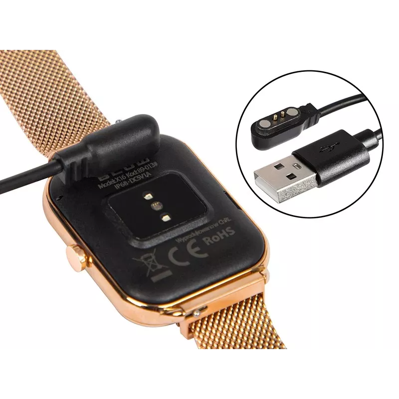 Smartwatch X16 Bluetooth roze