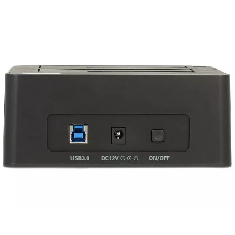 Delock USB 3.0 dual dockingstation voor 2x SATA HDD / SSD met kloonfunctie