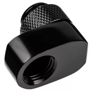 Fitting Alphacool 17601 — Messing computerkoelsysteem-fitting, zwart, 1 stuk