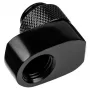 Fitting Alphacool 17601 — Messing computerkoelsysteem-fitting, zwart, 1 stuk