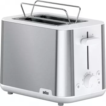 Braun HT 1510 8 2 sneetjes 900 W roestvrij staal, wit