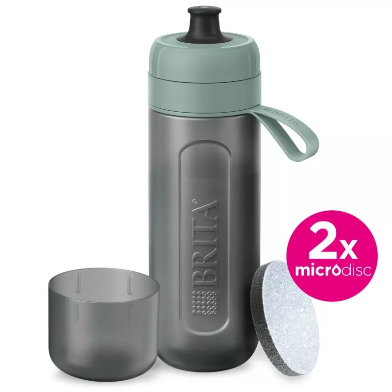 Brita Sports waterfilterfles Active donkergroen, groen