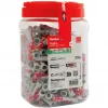 fischer plug DUOPOWER 10x50 BigBox lichtgrijs/rood 210 stuks hersluitbaar (570550)