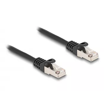 DeLOCK kabel RJ50 stekker naar RJ50 stekker S/FTP 0,5 m zwart