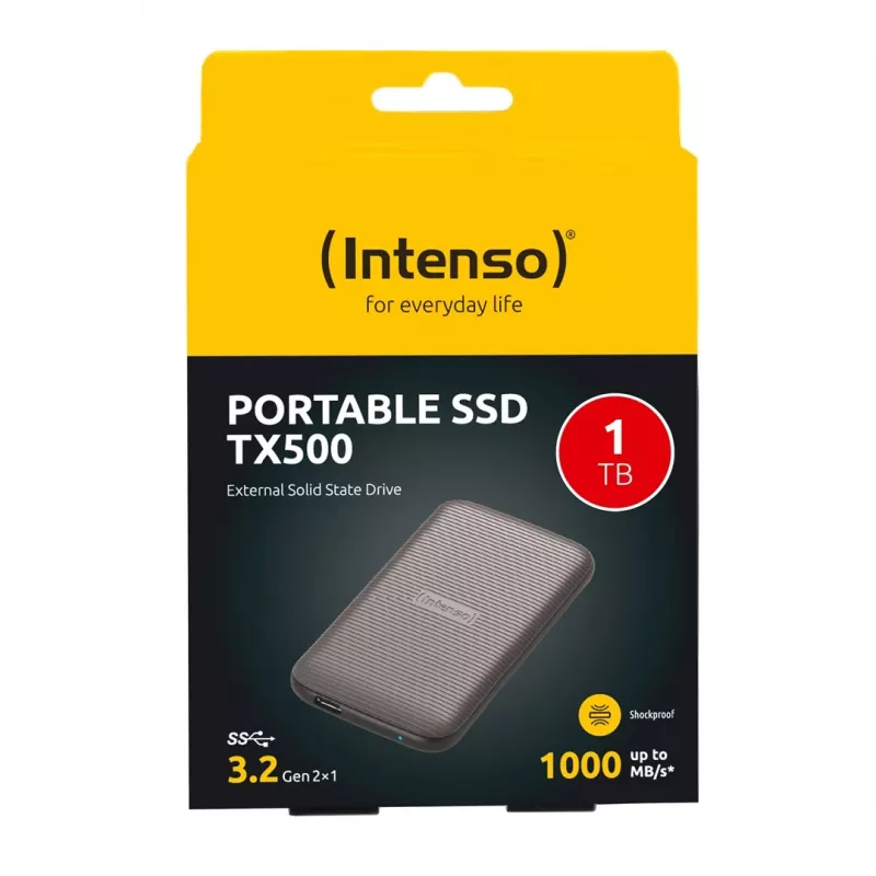 SSD Intenso 1 TB Extern USB Type-C 3.2 Gen 2 Bruin