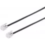 Modulaire verbindingskabel ShiverPeaks 70095-20 6/4 westernstekker voor telefoon