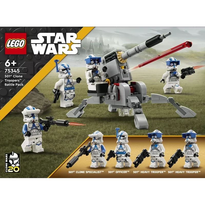 LEGO 75345 Star Wars 501st Clone Troopers Battle Pack set bouwbaar speelgoed