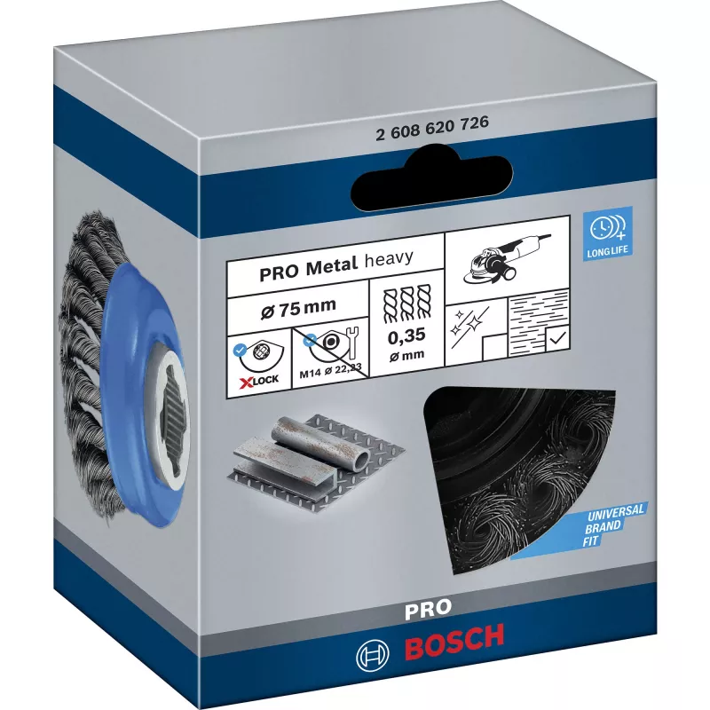 Bosch 2 608 620 726 haakse slijper accessoire komstaalborstel