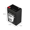 Batterij AGM VRLA 6V 4,5Ah IP54