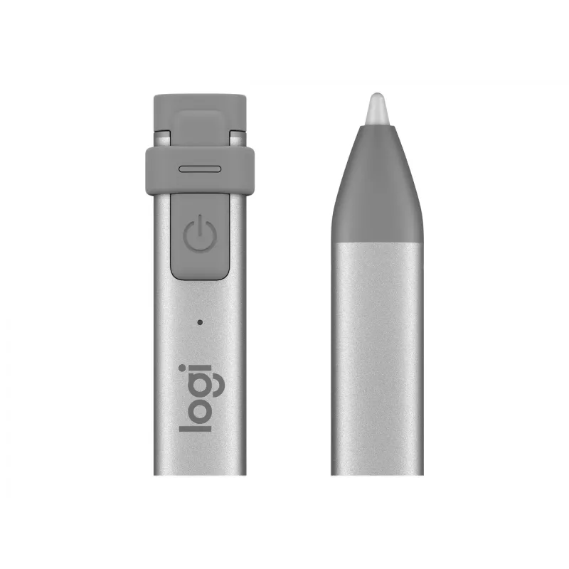 Logitech Crayon - digitale pen voor Apple iPad - Lightning - grijs