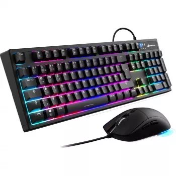 Gaming-toetsenbord- en muisset Sharkoon SKILLER SGB15 Combo DE met Duits toetsenbordindeling